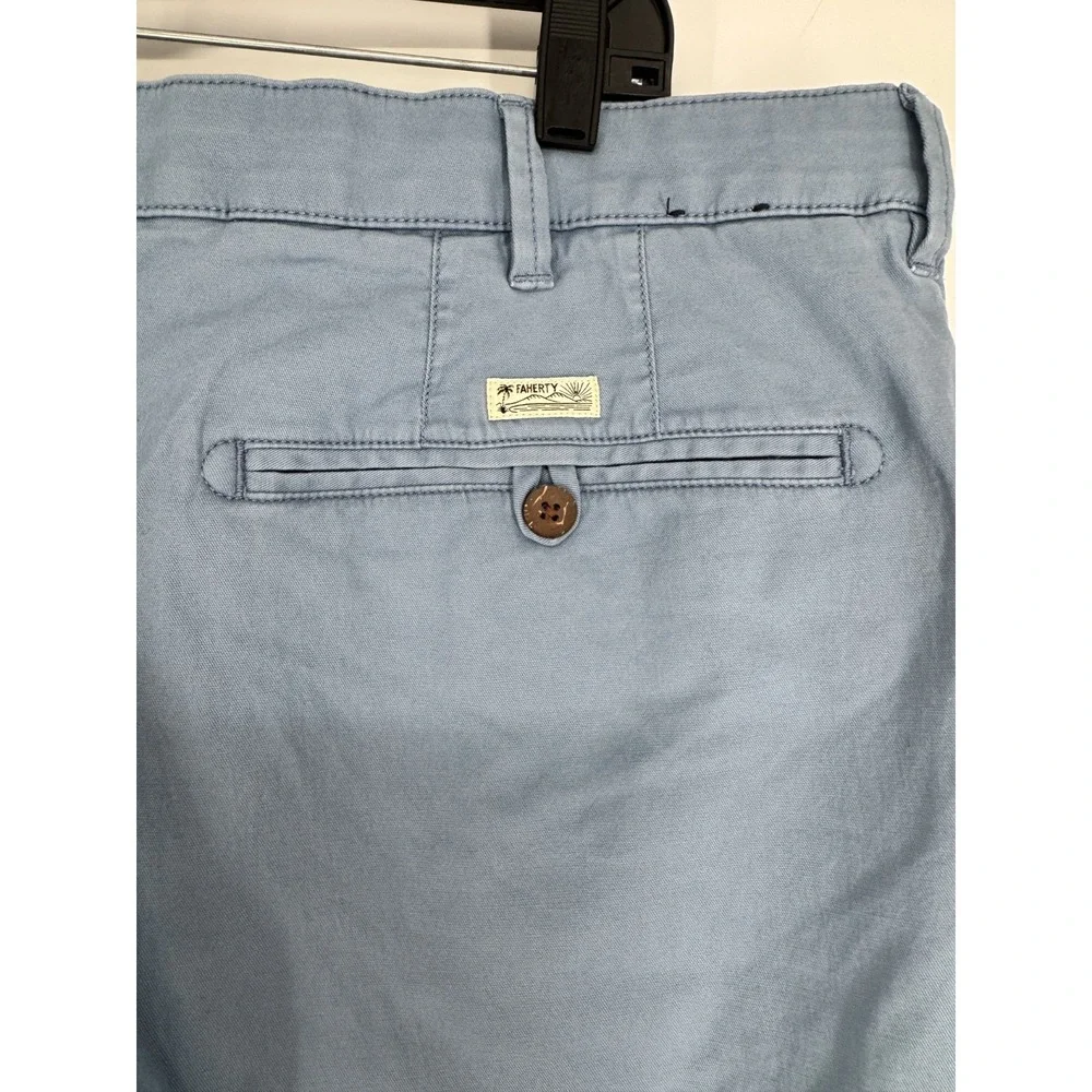Faherty Island Life Chino Shorts Mens 40 Organic Cotton Golf 9